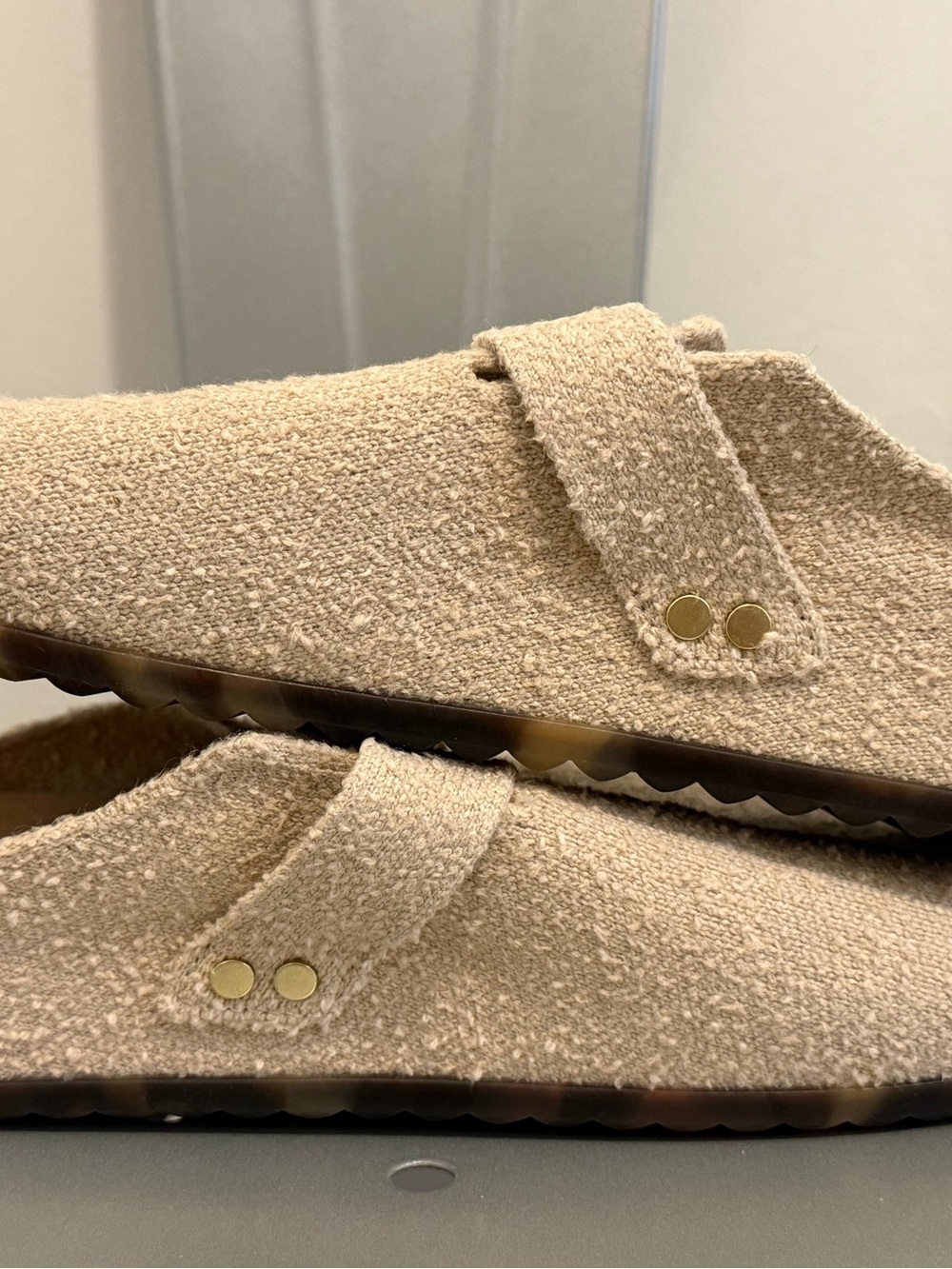Rothy’s Buckle Clog in Honeybun Boucle - Picture 7 of 7